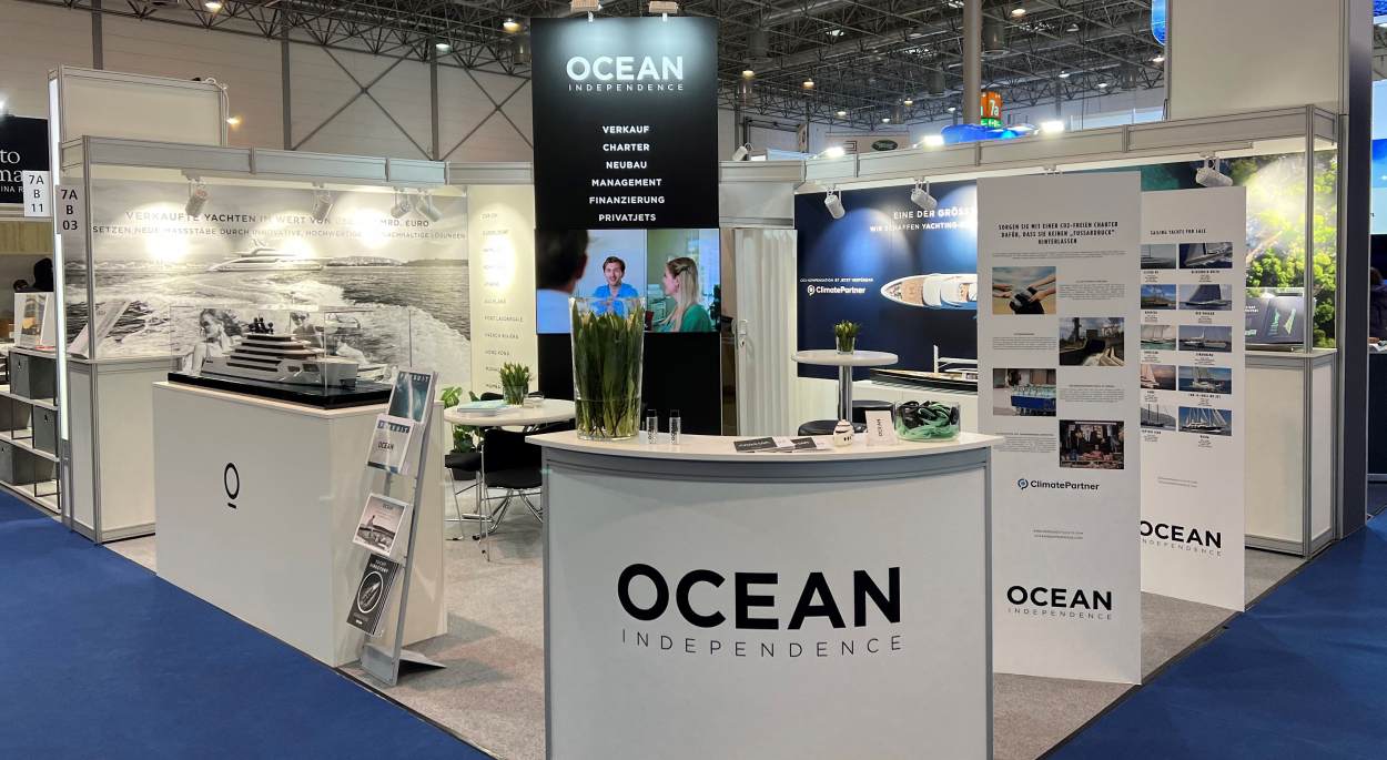 ocean independence boat show stand 