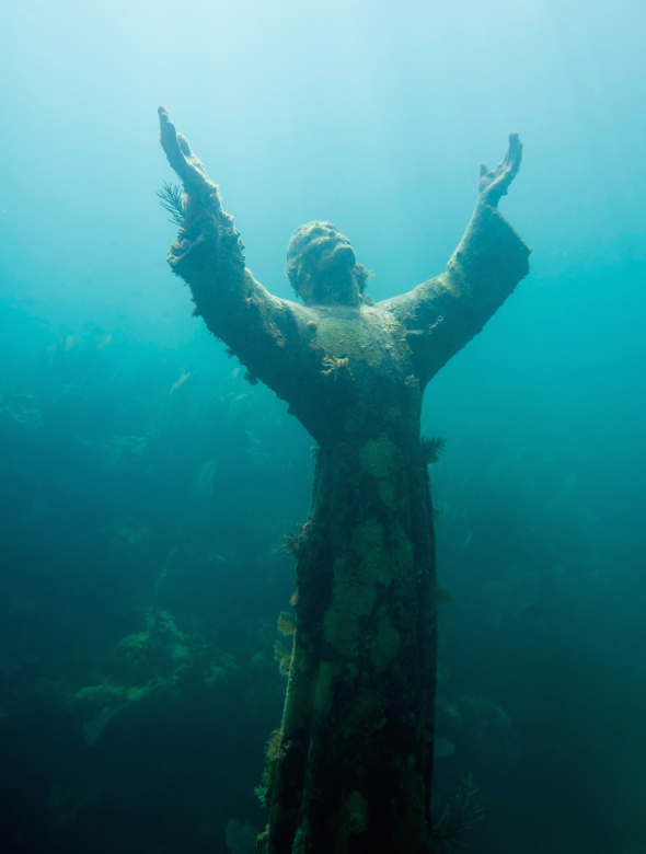 Christ of the Abyss Statue