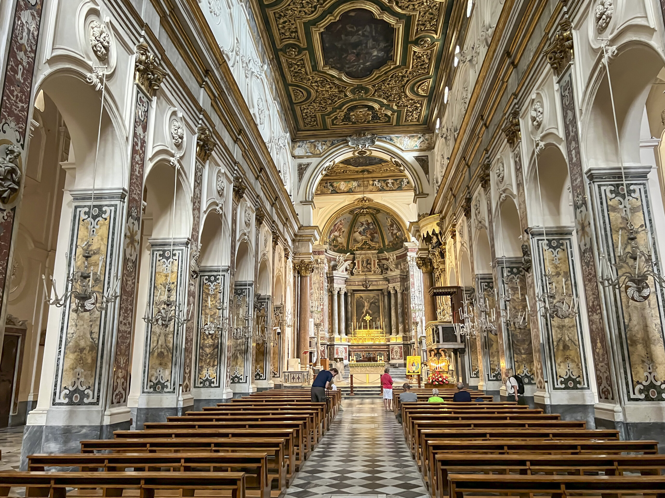 Amalfi, Italy, September 26, 2023: Cathedral of St. Andrew in Amalfi