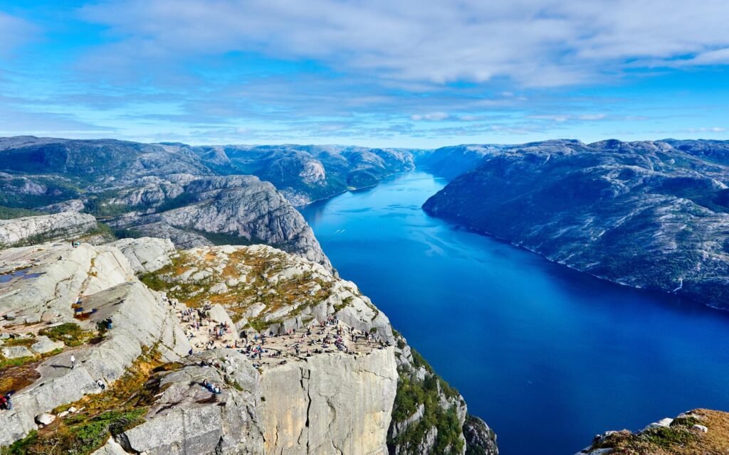 Viewpoint over a fjord