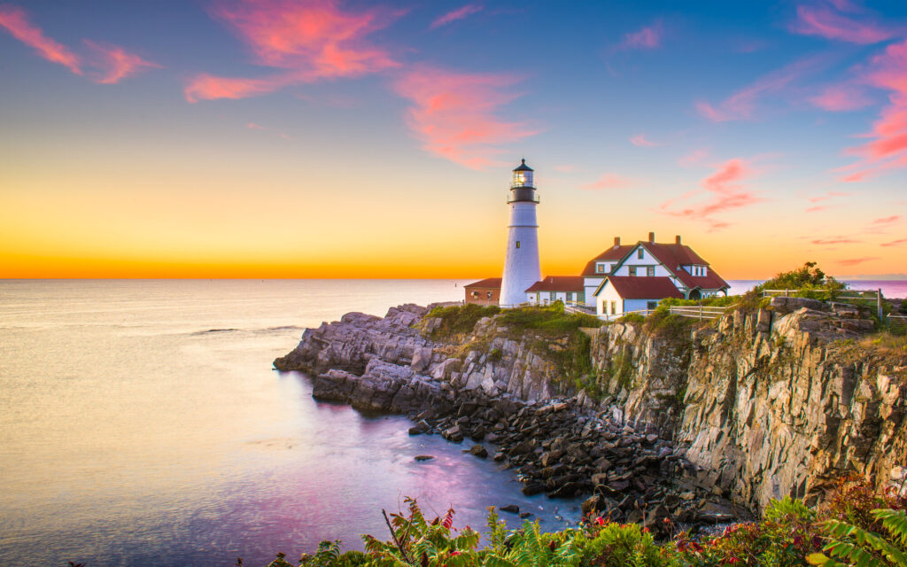 Scenic lighthouse