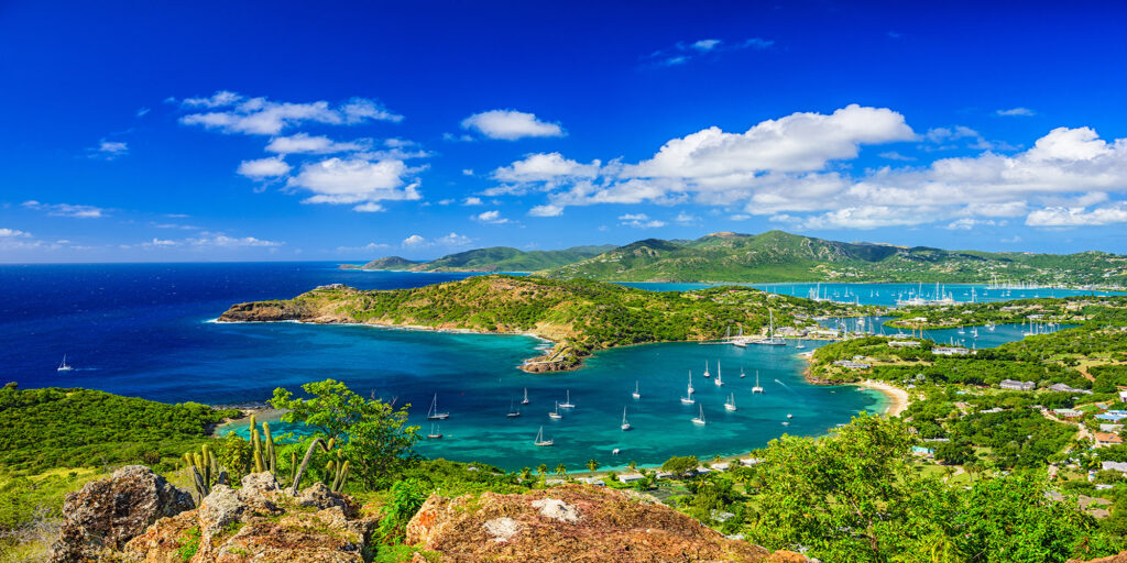 Antigua aerial view