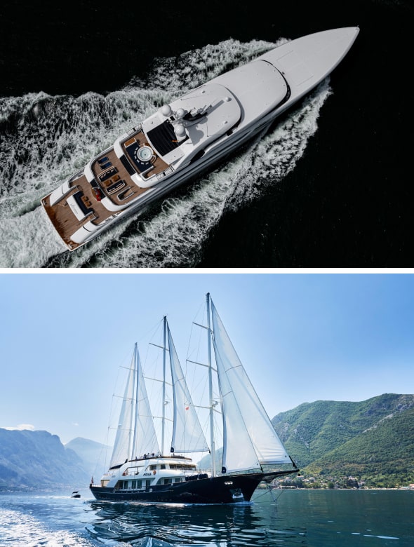 Sailing Yacht or Motor Yacht