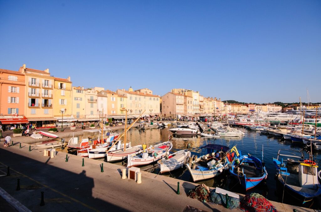 Small fishing boats in St Tropez